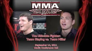 UFC's Jason "Mayhem" Miller + Michael Bisping: TUF 14 Insult-Fueled Conference Call