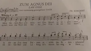 online repetitie 17 zum Agnus Dei Deutsche Messe