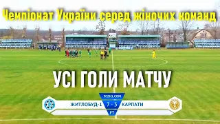 Житлобуд-1 - Карпати 7:3 усі голи матчу / Чемпіонат України • 4 тур • Люботин • 06.11.2021