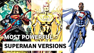 Top 5 Most Powerful Versions of Superman || Explained in Hindi || SUPER NERD