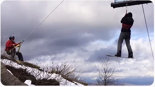 Ski-Lift Rescue | Hanging Around