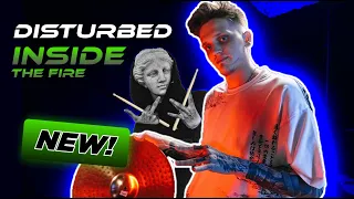 Disturbed - Inside The Fire | Vlad Sinyavin  [ Drum cover ]