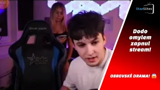 Dodo omylem zapnul stream a Bára brečela!