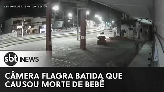 Exclusivo: vídeo mostra batida que provocou morte de bebê em Niterói