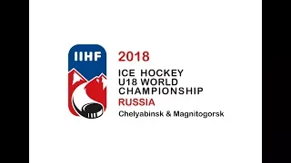2018 U18 World Junior Championship Russia USA vs. Czech Republic (SF)