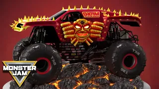 Fire Max-D Monster Jam Truck 360 Turntable Views | Monster Jam