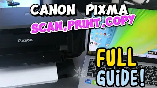 How To Print, Scan, Copy With CANON PIXMA  MG3650, MG3620 All-In-One Printer, Review
