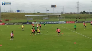 Entrenamiento 06/05/2016 Álvaro se marcha con molestias