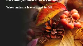 Autumn Leaves : Natalie Cole : with Lyrics