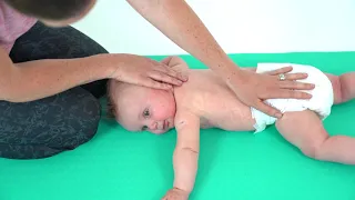 Baby Development | Torticollis | Neck Rotation Prone Stretch