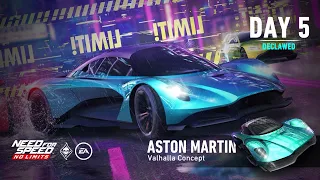 Need For Speed: No Limits | 2019 Aston Martin Valhalla Concept (Kingslayer - Day 5 | Declawed)