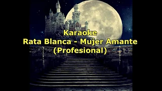 Karaoke - Rata Blanca - Mujer Amante (Profesional) #karaoke #ratablanca #rock