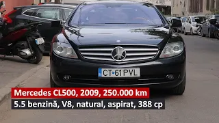 Mercedes CL 500 v8. Impozit de 10.000 RON/an