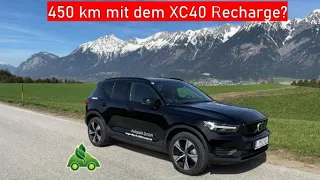 Volvo XC40 Recharge Single-Motor - Reichweitentest auf der Dienstreise