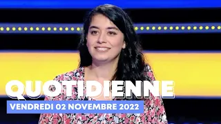 Emission Quotidienne du Vendredi 04 novembre 2022 - Questions pour un Champion