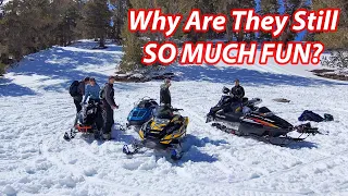 The Best Old School Polaris Mountain Snowmobiles!! Proof Vintage Sleds Are Capable Mountain Machines