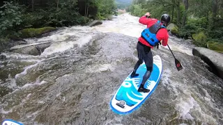 LIPNO Devil's SUP white water, river paddling 2020 full edit