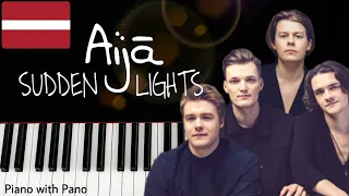 Sudden Lights - AIJĀ | Latvia 🇱🇻 | Piano Version | Eurovision 2023