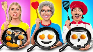 Sfida Di Cucina — Io vs Nonna #2 | Idee in Cucina e Trucchi per Genitori di Multi DO Food Challenge