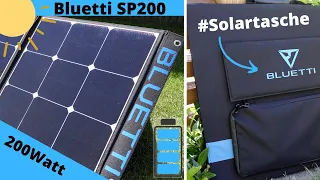 Mobiles Solarpanel Bluetti SP200 | 200Watt | Test & Review | Solarpanel für Powerstations