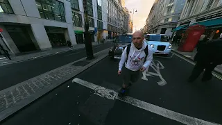 Lost in London on Landyachtz Dinghy