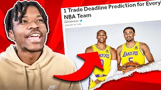 Trade Deadline Prediction for Every NBA Team