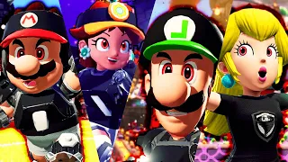 Mario Strikers Battle League - Evil Peach Mario Daisy & Luigi Gameplay - Everybody Got Evil!