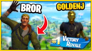 CARRIER MIN STOREBROR TIL ET WIN I FORTNITE • Dansk