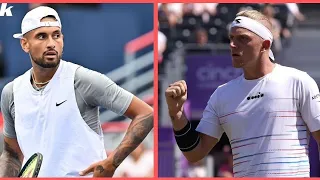 Nick Kyrgios vs Alejandro Davidovich Fokina Cincinnati First Round Highlights