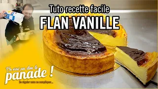 Recette facile de FLAN VANILLE (Flan Pâtissier, Flan Parisien)