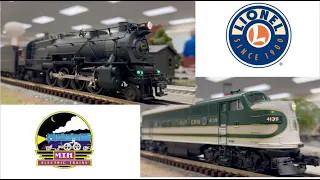 O GAUGE TRAINS RUNNING SESSION | SOUTHERN AND PENNSY ACTION