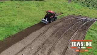 Case IH Maxxum with a FAE STC stone crusher