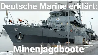 Deutsche Marine erklärt: Der Unterschied zwischen Minenjagdboot und Minentauchereinsatzboot