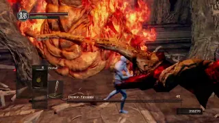 Demon Firesage SL1 NG+6 WL0 no sprint/roll/rings/buffs/aux