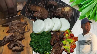 Easy Nyama Choma recipe: How to marinate and roast beef using an oven || Grilled meat in an oven