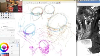 A Simple Way To Draw Heads Lesson #9 - Drawing The Head With Depth Clues