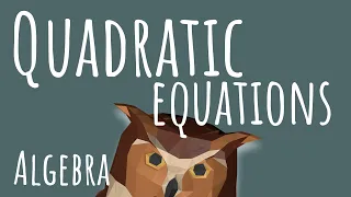 Intro to QUADRATIC Equations - Algebra