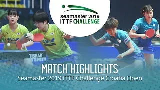 Hitomi Sato/Honoka H. vs Miyuu Kihara/Miyu N. | 2019 ITTF Challenge Croatia Open (Final)