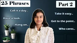 25 Common English Phrases-2 | Commonly Used by Native Speakers| Improve Your English | Adrija Biswas