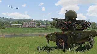 Ukraine Hawk Air Defense Missile Destroyed 3 Russian KA-52 Attack Helicopters - ARMA3