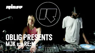 Oblig presents an hour of MJK b2b re:ni | July 23 | Rinse FM