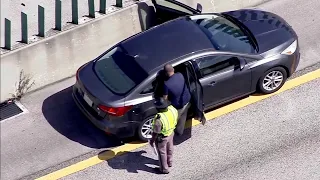 Driver rushed to hospital after suspected road rage shooting on I-95