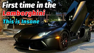 Riding in A Lamborghini Aventador For The First Time!!! THIS IS INSANE