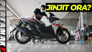 Orang Pendek Naik All New Aerox 155 Connected ABS World GP 60th Anniversary Livery 🛵Sejinjit Apa Sih