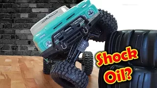 Traxxas Trx-4 Thinner Shock Oil Before VS After Epic Cheap Mod! RC CAR