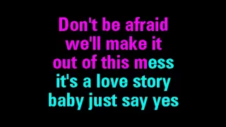 Love Story Taylor Swift Karaoke - You Sing The Hits