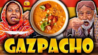 Tribal People Try Gazpacho Soup For The First Time