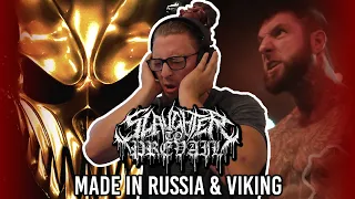 DOUBLE METAL REACTION! Slaughter To Prevail - Made In Russia / Viking!