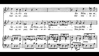 Wir eilen mit schwachen (BWV 78 - J.S. Bach) Score Animation