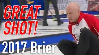 2017 Tim Hortons Brier  - Kevin Koe (CAN) around the horn vs. Gushue (NL)